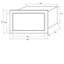 Микроволновая печь Kuppersberg HMW 655 W встр. белый