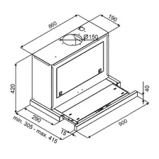 Вытяжка Kuppersberg SLIMBOX90GW