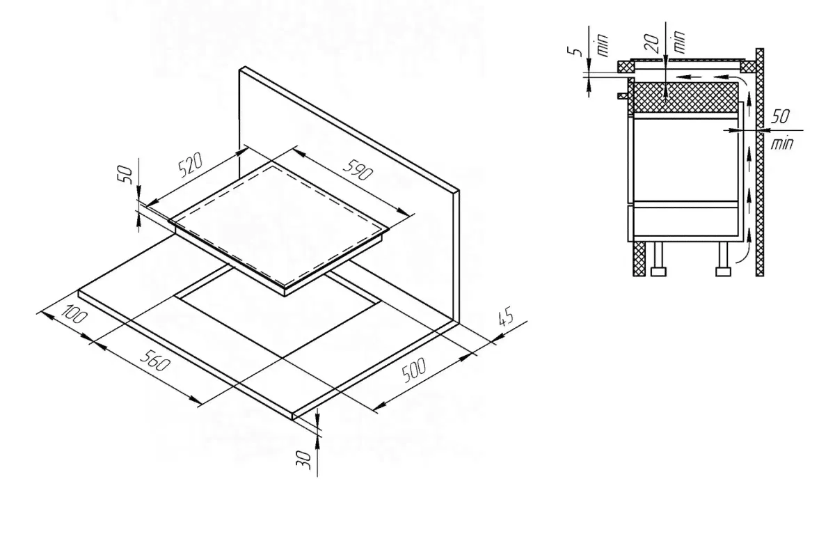 Kuppersberg ICS 604 GR графит стекло-4